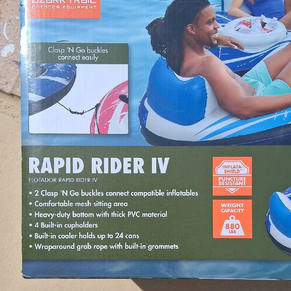 Rapid Rider IV Inflatable Raft. NIB. - Picture 3 of 7